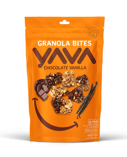 YAVA - Cacao Vanilla Granola Bites 125g